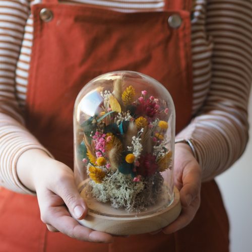Atelier cloche en fleurs séchées – Jeudi 23 Janvier